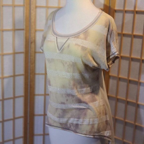 Miss Me Sm Hi Low Sequined Top - Picture 6 of 11